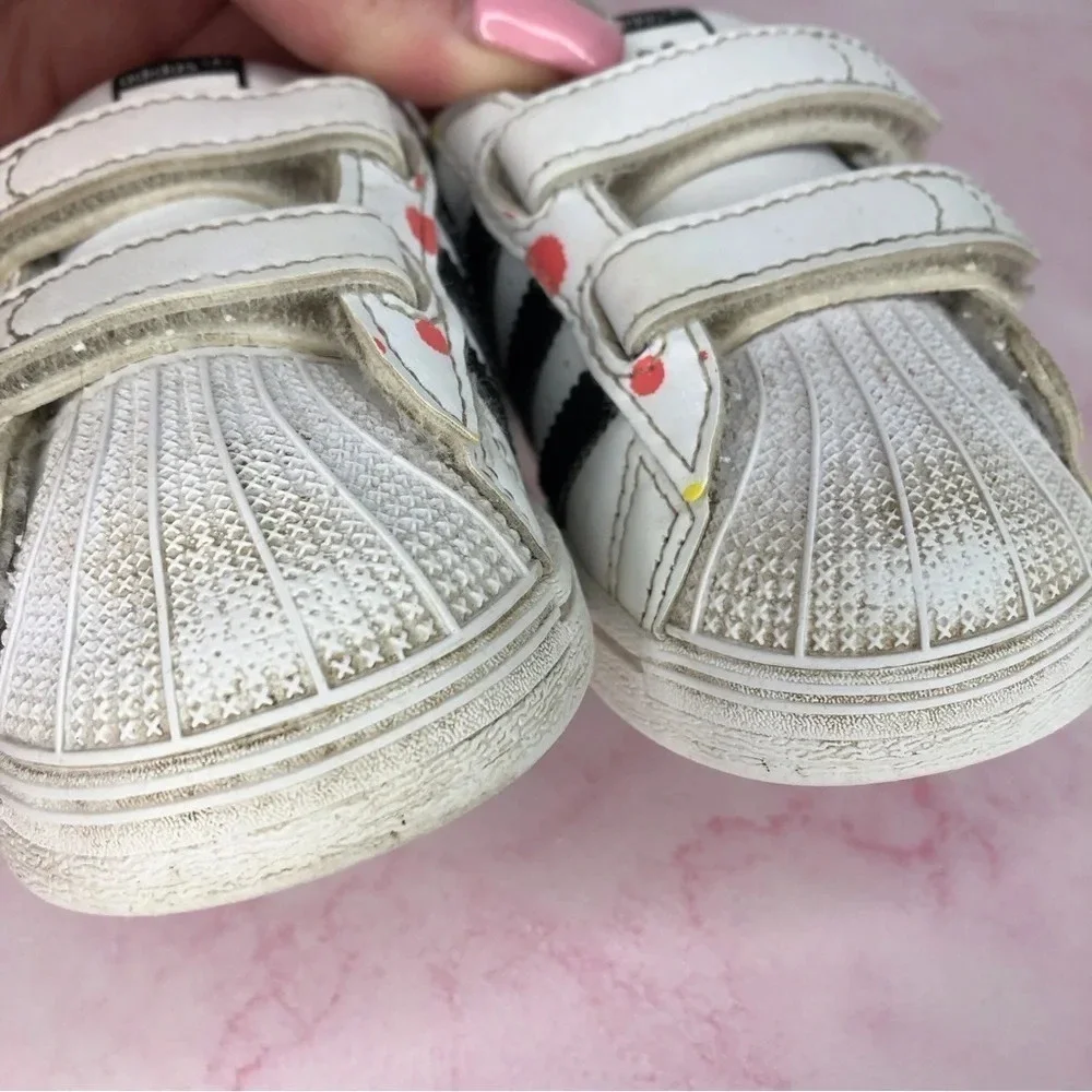 Adidas x Kevin Lyons sneakers‎ Superstar Monster Art size 4 infant